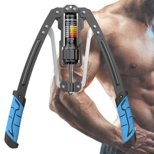 PROIRON Barra Twister de Potencia Hidráulica Ajustable 10-200 kg, Twister de Potencia Hidráulica para la Musculación de Pectorales, Hombros, Brazo y Espalda