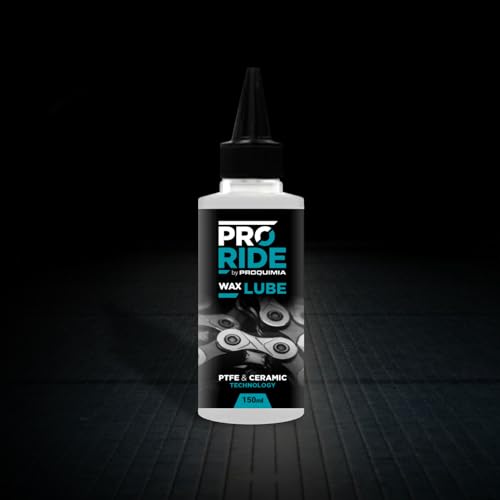 PRORIDE Wax Lube - Lubricante cadena bicicleta - Lubricante en cera - PTFE & Ceramic Tecnology - 150 ml, Blanco