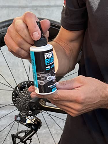 PRORIDE Wax Lube - Lubricante cadena bicicleta - Lubricante en cera - PTFE & Ceramic Tecnology - 150 ml, Blanco