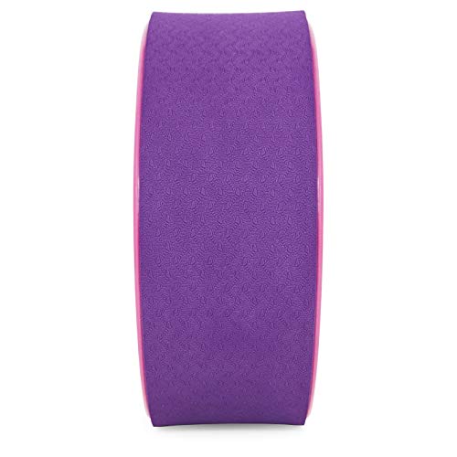 ProsourceFit Rueda Yoga, Unisex-Adult, Púrpura/Rosa, Talla Unica