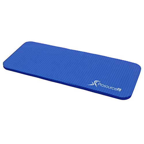 ProsourceFit Yoga Knee Pad Cushion, 5/8-Inch Thickness, Blue