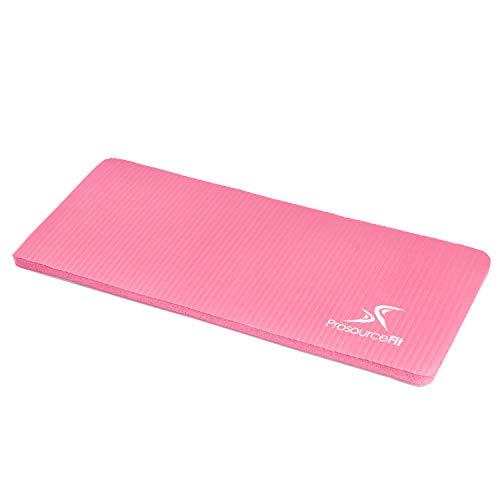 ProsourceFit Yoga Knee Pad Cushion, 5/8-Inch Thickness, Pink