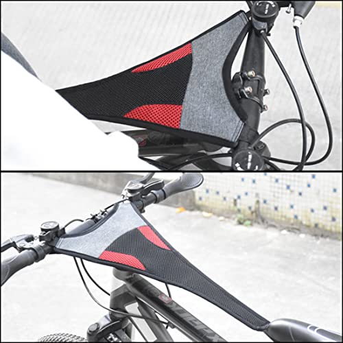 Protector De Sudor De Bicicleta,Cubierta de Sudor para Entrenamiento, Cubierta De Sudor para Entrenamiento De Bicicleta Impermeable EláStica Absorber El Sudor para Rodillos Ciclismo Dos Tipos Adecuada