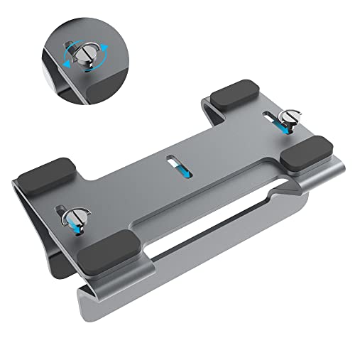 Psitek Soporte Vertical para Ordenador Portátil de Aluminio, Almacenamiento Vertical Ahorrador de Espacio para Todas Las MacBooks y Laptops, Ancho de Ranura Ajustable 10-42mm,Versión 2023