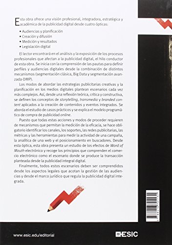 Publicidad digital: Hacia una integración de la planificación, creación y medición (Libros profesionales)