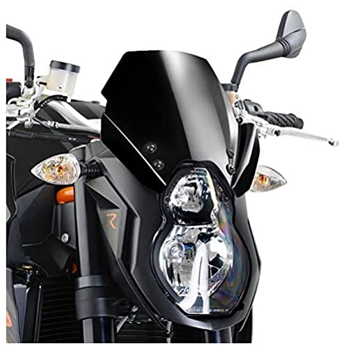 PUIG – 4942 N Parabrisas para KTM 990 SuperDuke/R 2007 – 2013, Color Negro, Talla M