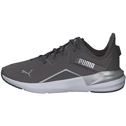 PUMA Platinum Shimmer Wn's, Zapatillas de gimnasio, para Mujer, Gris (CASTLEROCK-Metallic Silver), 37.5 EU