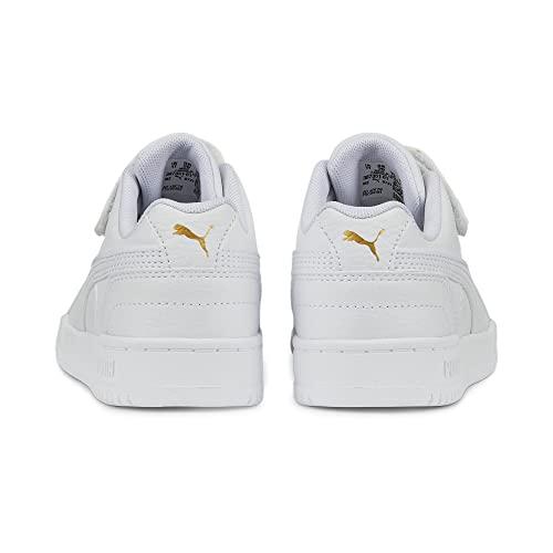 PUMA Rbd Game Low Ac Ps, Zapatillas Unisex niños, Puma White Puma White Puma Team Gold, 29 EU