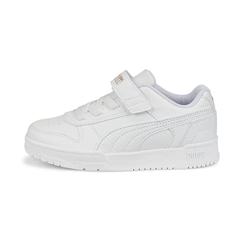 PUMA Rbd Game Low Ac Ps, Zapatillas Unisex niños, Puma White Puma White Puma Team Gold, 29 EU