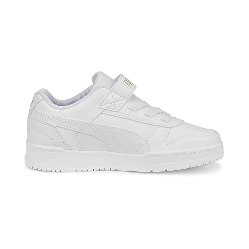 PUMA Rbd Game Low Ac Ps, Zapatillas Unisex niños, Puma White Puma White Puma Team Gold, 29 EU