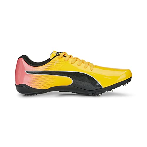 PUMA Unisex Adults' Sport Shoes EVOSPEED PREP SPRINT 3 Track & Field Shoes, SUN STREAM-SUNSET GLOW-PUMA BLACK, 42