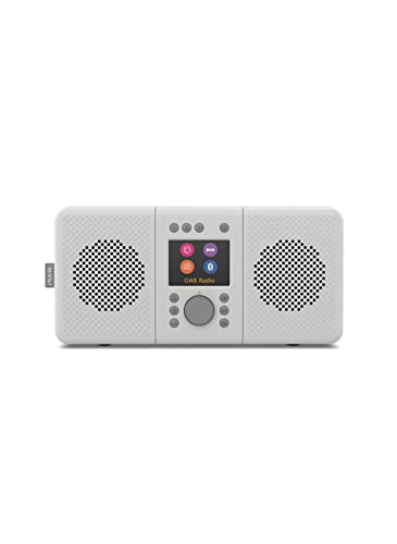 Pure Elan Connect+ Radio Internet compacta con Pantalla a Color, USB, Bluetooth y Dab, Gris