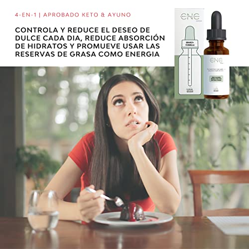 Quemagrasas Potente & Bloqueador BRNR21 | Quemagrasas, Reduce & Controla el Deseo de Dulce 2-4 semanas, Bloquea absorcion Hidratos & Azucares, Adelgazar rapido, No Rompe Ayuno & Cero Calorias