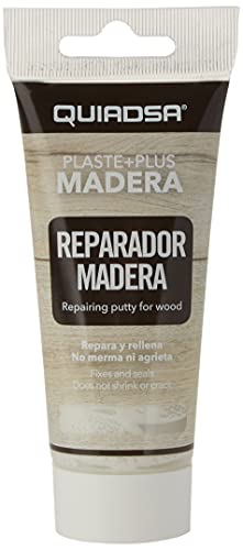 Quiadsa 52502236 Plaste+Plus Emplaste Masilla para Madera Blanco - 100 ml