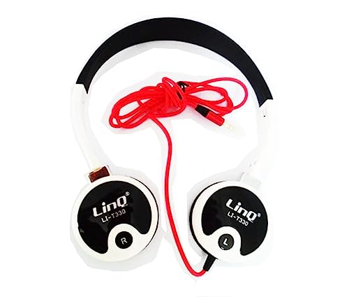 r2digital Auriculares para juegos de música y deportes T330, auriculares para juegos profesionales, auriculares para correr y gimnasio con cable, auriculares para juegos de diadema (auriculares T330)