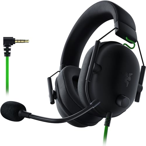 Razer BlackShark V2 X - Auriculares Gaming (Auriculares con cable con controlador de 50 mm, supresión de ruido para PC, Mac, PS4, Xbox One y Switch) Negro