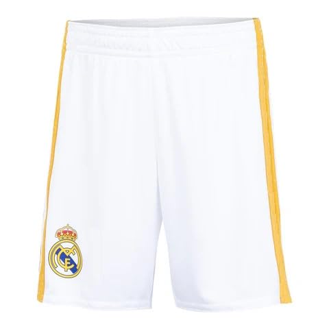 Real Madrid Conjunto Camiseta y Pantalón Personalizado de la Primera Equipación Temporada 2023/2024 - Réplica Oficial Autorizada con Licencia - Niño (10 Años)