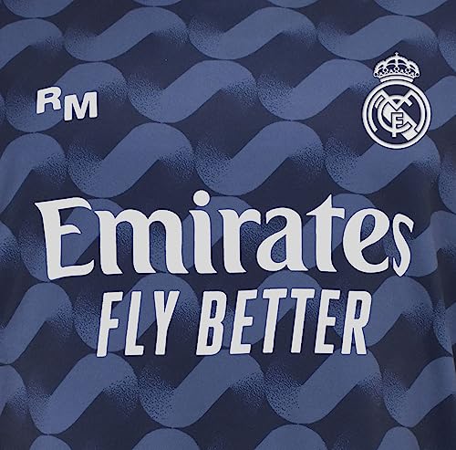 Real Madrid Conjunto Camiseta y Pantalón Personalizado de la Segunda Equipación Temporada 2023/2024 - Réplica Oficial Autorizada con Licencia - Niño (6 Años)