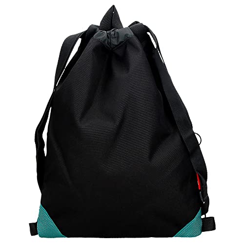 Reebok Andover Mochila Saco Con Cremallera Negro 35x46 cms Poliéster