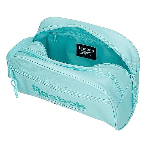 Reebok ANN Estuche Doble Azul 26x16x12 cms Poliéster