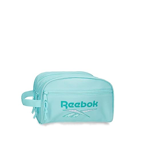 Reebok ANN Estuche Doble Azul 26x16x12 cms Poliéster