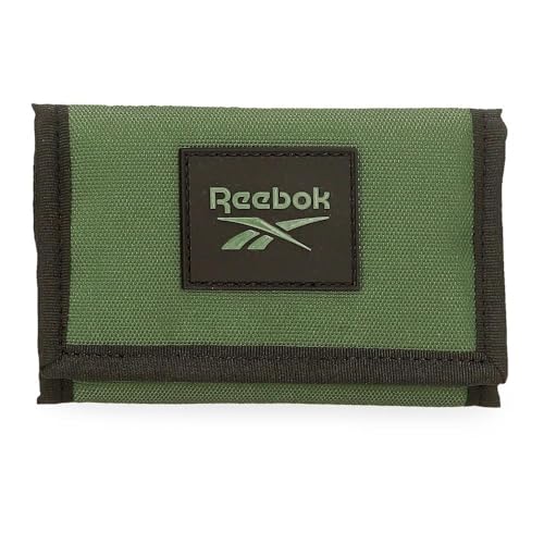 Reebok Arlie Billetero Verde 13x8x2,5 cms Poliéster