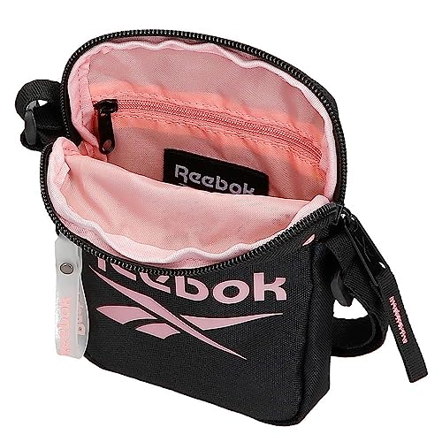 Reebok Beverly Bandolera Pequeña Negro 12x17x2,5 cms Poliéster