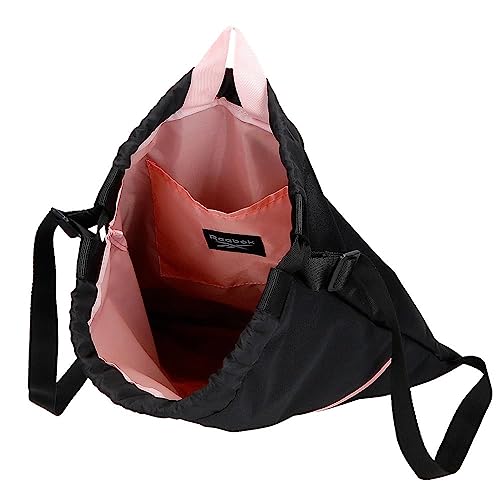 Reebok Beverly Mochila Saco Negro 35x46 cms Poliéster