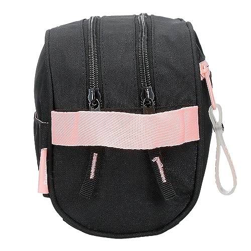 Reebok Beverly Neceser Dos Compartimentos Adaptable Negro 26x16x12 cms Poliéster