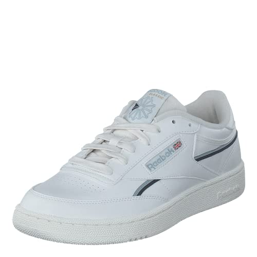 Reebok Club C 85 Vegan, Zapatillas Hombre, Chalk/Gable Grey/Vector Navy, 43 EU