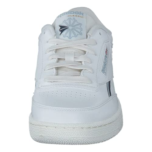 Reebok Club C 85 Vegan, Zapatillas Hombre, Chalk/Gable Grey/Vector Navy, 43 EU