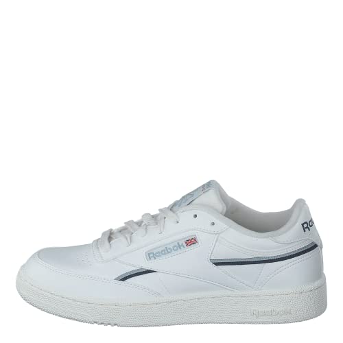 Reebok Club C 85 Vegan, Zapatillas Hombre, Chalk/Gable Grey/Vector Navy, 43 EU