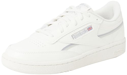 Reebok Club C 85 Vegan, Zapatillas Mujer, Chalk/Pure Grey 3/Steely Fog F23, 38 EU