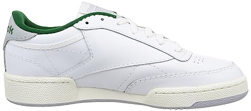 Reebok - Club C 85, Zapatillas, Unisex adulto, Blanco Ftwr White Chalk Dark Green, 39 EU