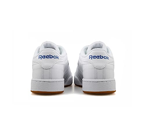 Reebok Club C 85, Zapatillas Unisex Adulto, Blanco (Intense White/Royal/Gum), 42 EU