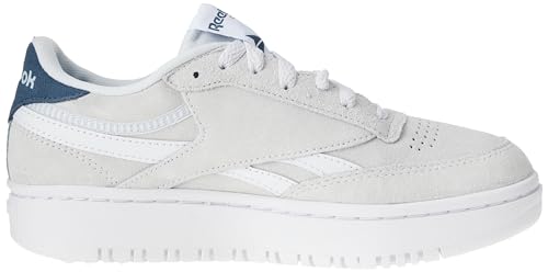 Reebok Club C Double Venge, Zapatillas Mujer, Pure Grey 1 FTWR White Hoops Blue F23, 40 EU