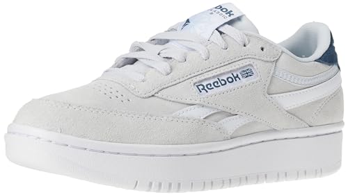 Reebok Club C Double Venge, Zapatillas Mujer, Pure Grey 1 FTWR White Hoops Blue F23, 40 EU