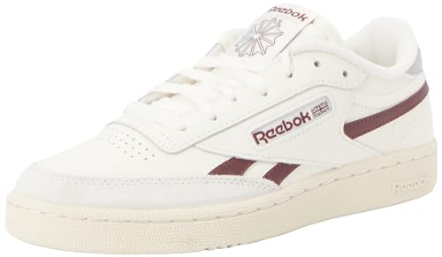 Reebok Club C Revenge, Zapatillas Hombre, Chalk Classic Maroon F23 Pure Grey 3, 45.5 EU