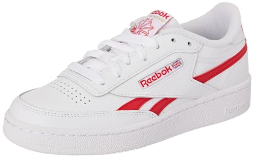 Reebok Club C Revenge, Zapatillas Unisex Adulto, FTWR White Vector Red FTWR White, 42 EU