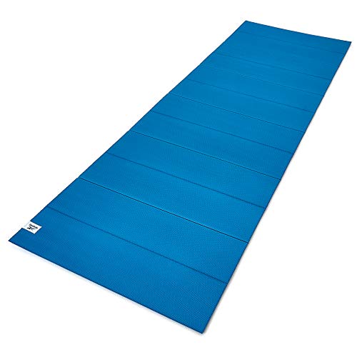 Reebok Colchoneta de yoga plegable, 6 mm - Azul