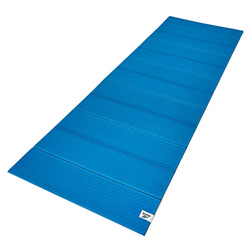 Reebok Colchoneta de yoga plegable, 6 mm - Azul