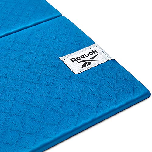 Reebok Colchoneta de yoga plegable, 6 mm - Azul