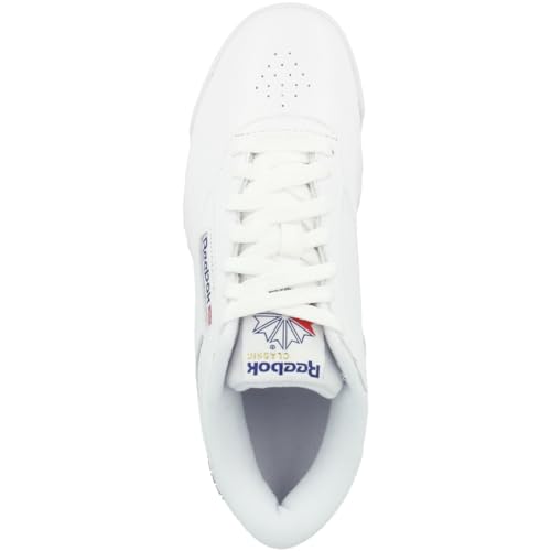 Reebok Exofit Lo Clean Logo Int Zapatillas de gimnasia para Hombre, Intense White Royal Blue Royal Blue, 43 EU