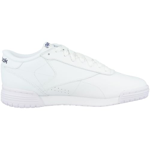 Reebok Exofit Lo Clean Logo Int Zapatillas de gimnasia para Hombre, Intense White Royal Blue Royal Blue, 43 EU