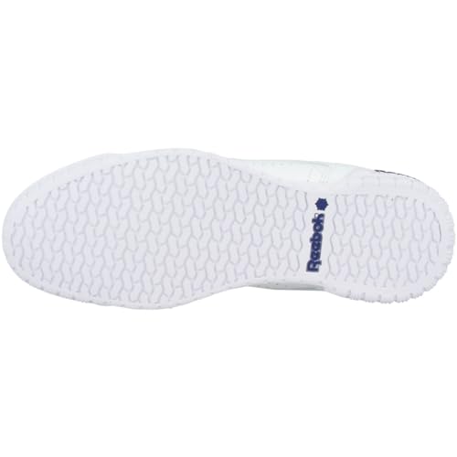 Reebok Exofit Lo Clean Logo Int Zapatillas de gimnasia para Hombre, Intense White Royal Blue Royal Blue, 43 EU