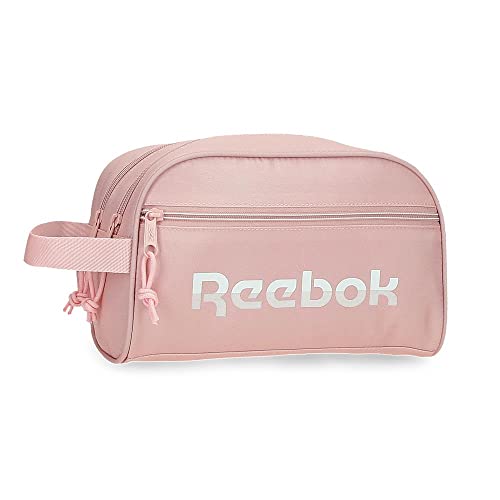 Reebok Glen, Accesorio De Viaje Neceser Niñas, Rosa (Pink), Neceser Dos Compartimentos Adaptable