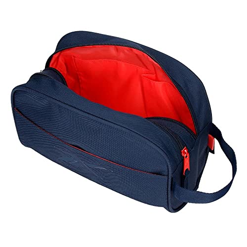 Reebok Lucia, Accesorio De Viaje Neceser Unisex Niños, Azul (Blue), Neceser Dos Compartimentos Adaptable