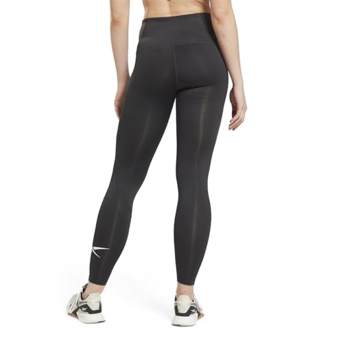 Reebok Mallas Marca Modelo WOR Big Logo Tight, Negro, S