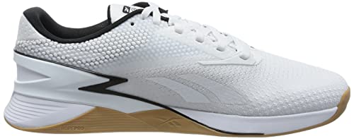 Reebok Nano X3, Zapatillas Deportivas Unisex Adulto, FTWBLA/NEGBÁS/RBKG01, 42 EU