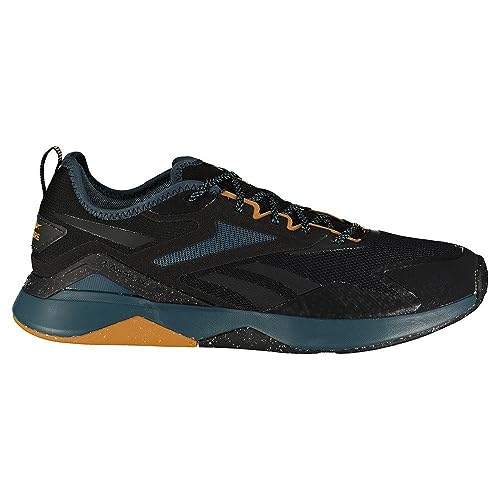 Reebok Nanoflex Adventure TR 2, Zapatillas Hombre, Core Black Hoops Blue F23 Court Brown F23 R, 45.5 EU